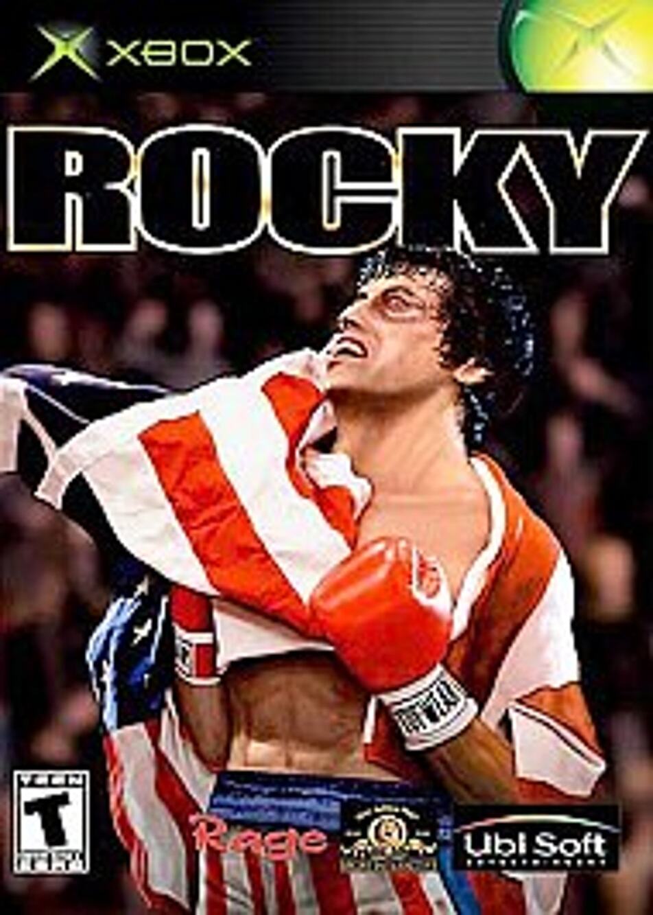 Rocky Microsoft Xbox, 2002 Pre-Owned CIB Sylvester Stallone Adrian!!